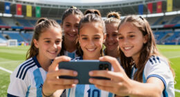 Jessica Alba Spotted at World Cup With Daughters in Adorable Group Selfie