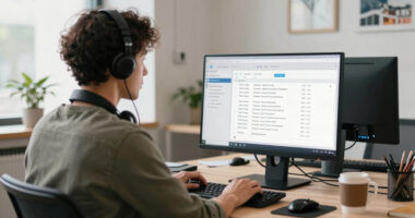 AI output review queue for customer support macros