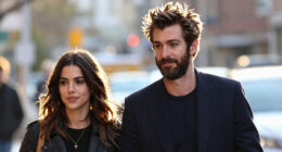 Andrew Garfield Rocks Bushy Hair and Beard as He and Girlfriend Monica Barbaro Pack on the PDA at Wimbledon