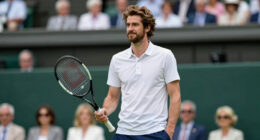 Andrew Garfield Sports Long Hair for Wimbledon Date with Girlfriend Monica Barbaro