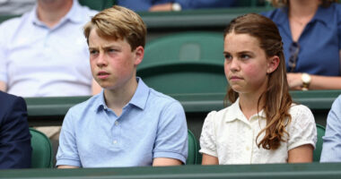 Prince George Princess Charlotte Wimbledon