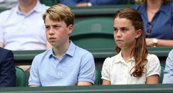 Prince George Princess Charlotte Wimbledon