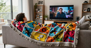 9 Best Pop Culture Themed Throw Blankets for Fans in 2026