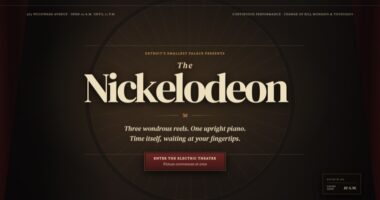 The Nickelodeon — Five-Cent Pictures, 1907 (FABLE/175)