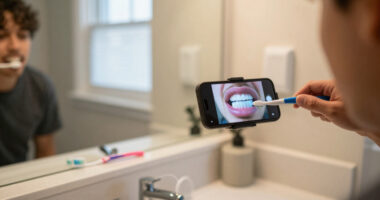 How Daily Gum-Line Photos Help Prevent Dental Gaps