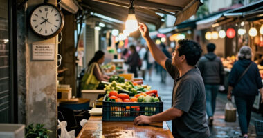 A Clock-Driven Closing Scene In “Nightmarket — Mercado De Medianoche” (FABLE/175)