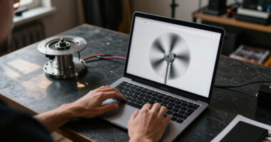 How The Scroll-Driven SVG Rotor Works In “TURBINE — WERK 9”